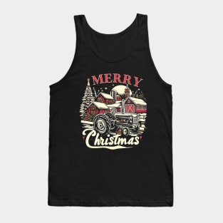 Christmas Tractor Edition Tank Top